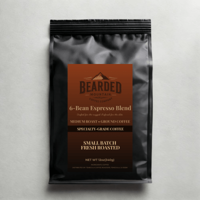 6-Bean Espresso Blend – Specialty Dark Roast Coffee for Bold Flavor