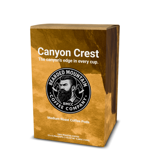 Canyon Crest - Medium Roast Coffee Pods - 12 Pods - Bearded Mountain Coffee Company - product_type