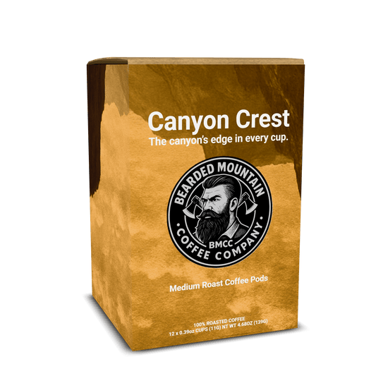 Canyon Crest - Medium Roast Coffee Pods - 12 Pods - Bearded Mountain Coffee Company - product_type
