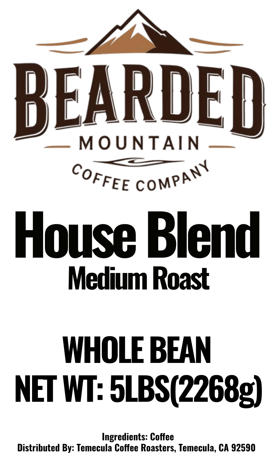 House Blend - Bearded Mountain Coffee Company - product_type