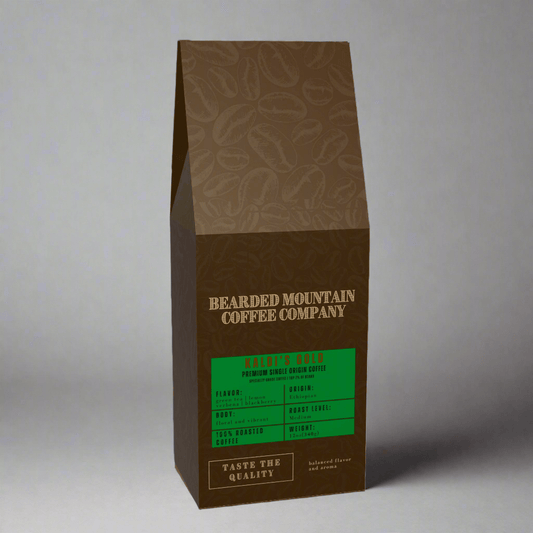 Kaldi's Gold - Premium Ethiopian Single Origin Coffee - Top 2% of Beans Selected - Bearded Mountain Coffee Company - product_type