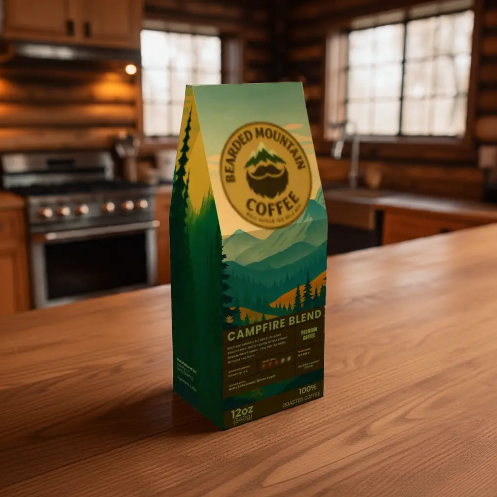 Campfire Blend Medium Roast-Guatemalan Single Origin Coffee Bearded Mountain Coffee Company