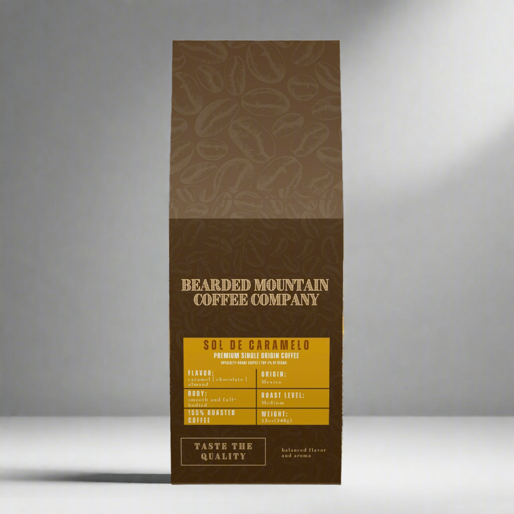 Sol de Caramelo - Premium Mexican Single Origin Coffee - Top 2% of Beans Selected - Bearded Mountain Coffee Company - product_type
