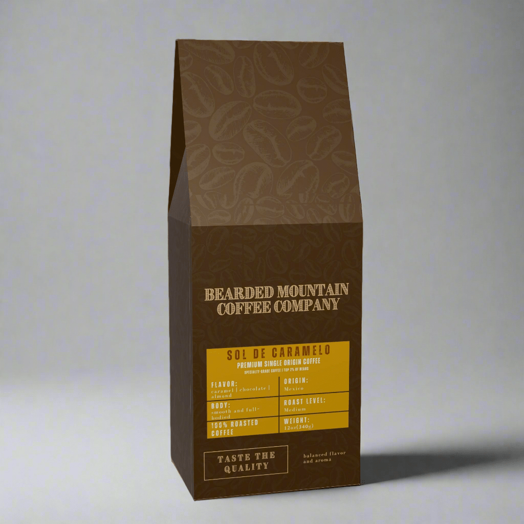 Sol de Caramelo - Premium Mexican Single Origin Coffee - Top 2% of Beans Selected - Bearded Mountain Coffee Company - product_type